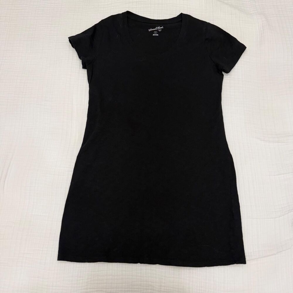 universal thread black t-shirt dress